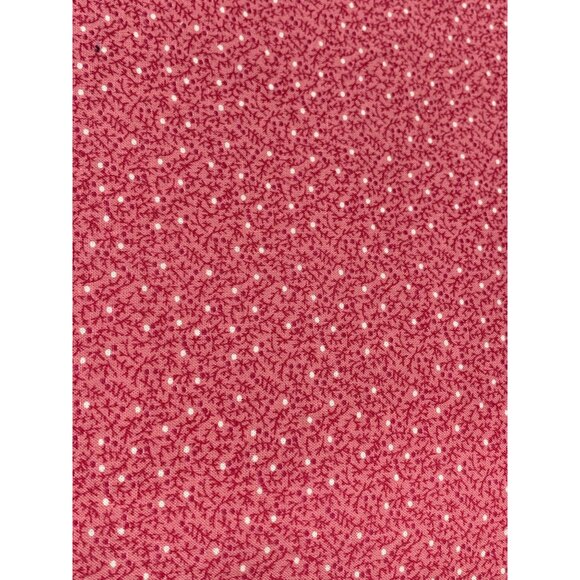Pink & White Polka Dot Cotton Fabric 1/2 yard x 42" wide Quilting Sewing Crafts - Picture 2 of 4
